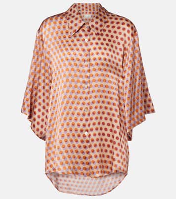 Polka-dot silk shirt | Dries Van Noten