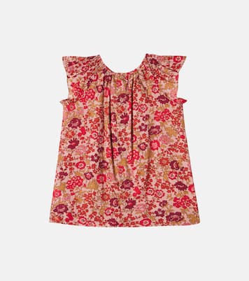Robe Baby Carmela en coton à fleurs | Bonpoint