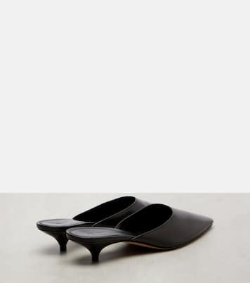 Mica leather mules | The Row