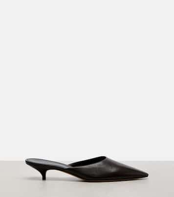 Mica leather mules | The Row