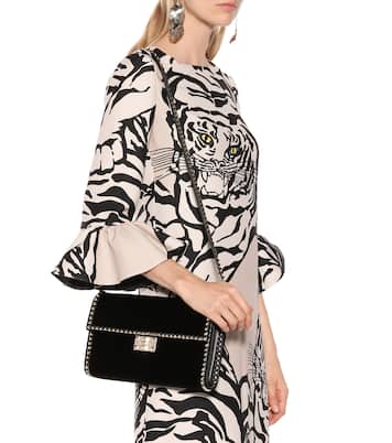 Valentino Garavani No Limits velvet clutch | Valentino Garavani