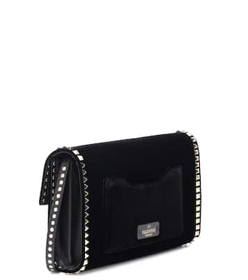 Valentino Garavani No Limits velvet clutch | Valentino Garavani