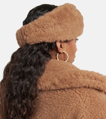 Fascia per capelli Ovidio in cammello e seta | Max Mara