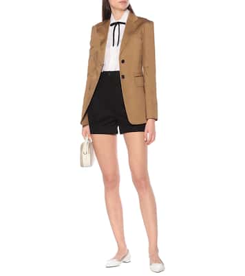 Ballerine in vernice con fiocco | Prada