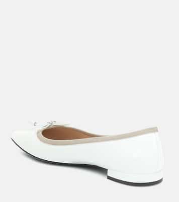Ballerine in vernice con fiocco | Prada
