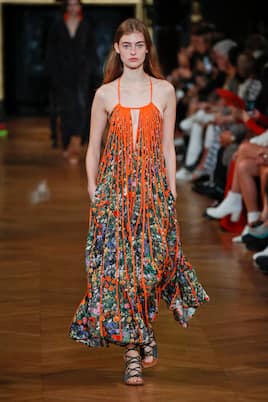 Abito Klara a stampa in seta | Stella McCartney