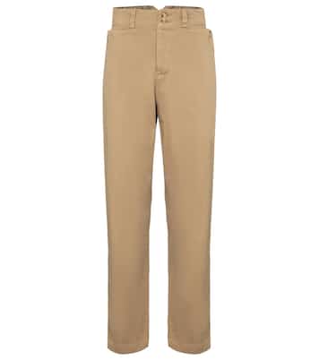 High-rise straight cotton pants | Etro