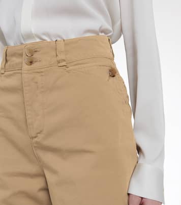 High-rise straight cotton pants | Etro