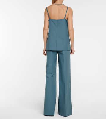 Austria cotton and gabardine camisole | Max Mara