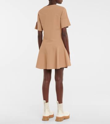 Vestido corto de crepé | Stella McCartney