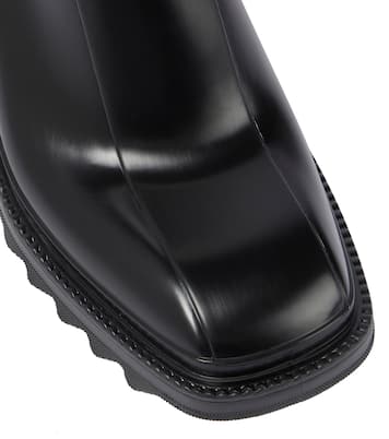 Betty shearling-trimmed PVC boots | Chloé