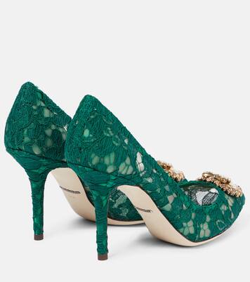حذاء من الدانتيل مع تزيين Belluci | Dolce&Gabbana