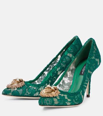 حذاء من الدانتيل مع تزيين Belluci | Dolce&Gabbana