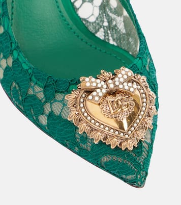 حذاء من الدانتيل مع تزيين Belluci | Dolce&Gabbana