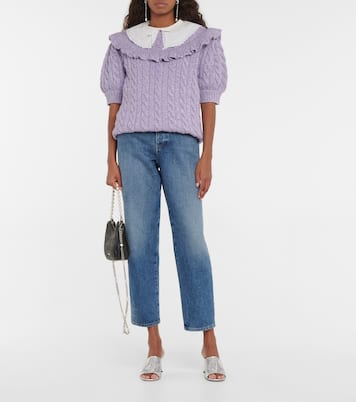Pullover in misto lana lamé | Miu Miu