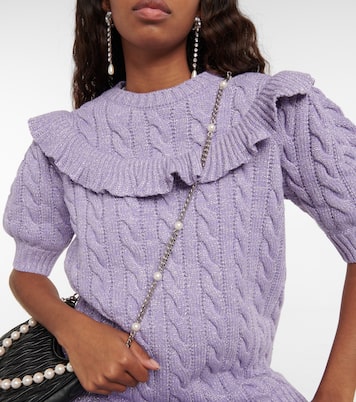 Pullover in misto lana lamé | Miu Miu