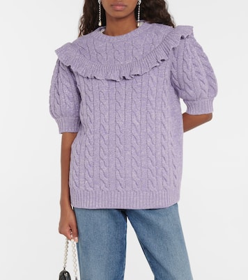Pullover in misto lana lamé | Miu Miu