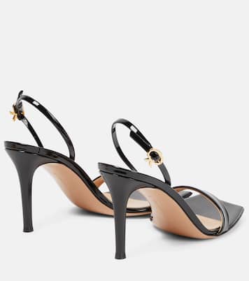 Ribbon 85 patent leather sandals | Gianvito Rossi