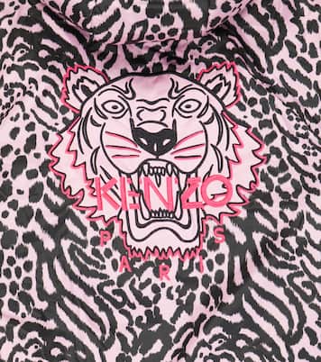 Leopard-print puffer jacket | Kenzo Kids