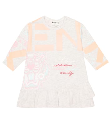 Baby ruffle-trimmed printed dress | Kenzo Kids