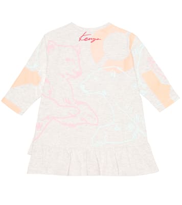 Baby ruffle-trimmed printed dress | Kenzo Kids