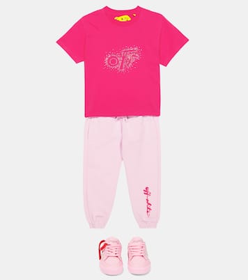 Camiseta de algodón con logo | Off-White Kids