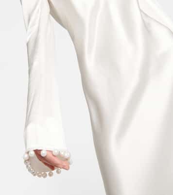 Abito lungo da sposa Praiano in seta | Galvan