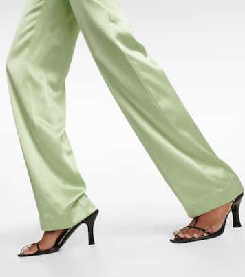 Tova straight silk satin pants | Joseph