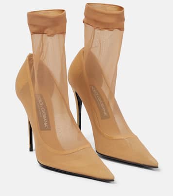 x Kim – Bottines en tulle | Dolce&Gabbana
