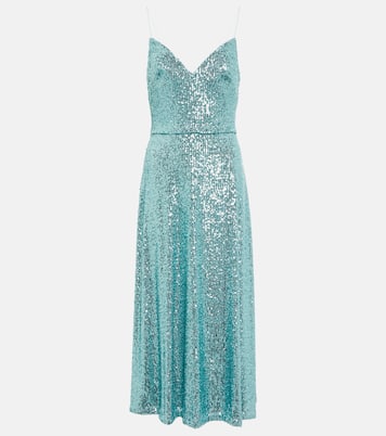 Sequined midi dress | Monique Lhuillier