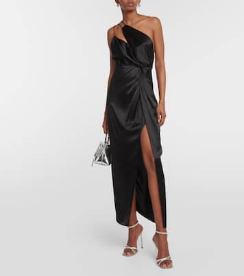 One-Shoulder-Midikleid aus Seide | The Sei