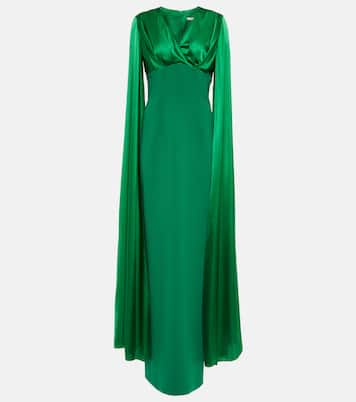 Crêpe gown | Safiyaa