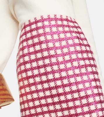Minifalda en mezcla de lana | Oscar de la Renta