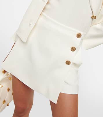 Shorts in gabardine di misto lana  | REDValentino