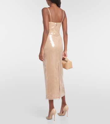 Robe midi à sequins | David Koma