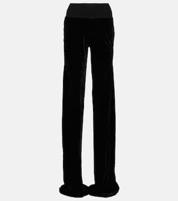 Pantalones anchos de terciopelo | Rick Owens