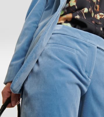 Pantalon évasé Elegance Softness en velours | Dorothee Schumacher