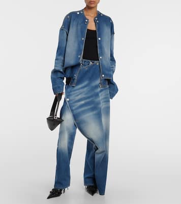 Classic Button Panel straight jeans | Y/Project