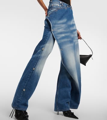 Classic Button Panel straight jeans | Y/Project