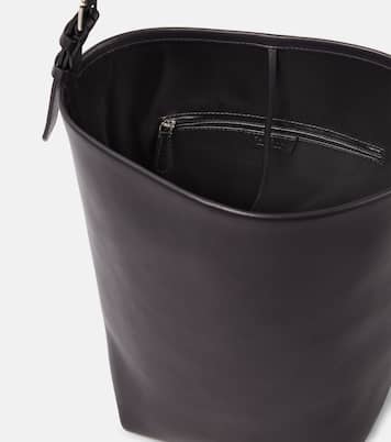 N/S Medium leather shoulder bag | The Row