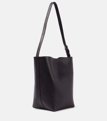 N/S Medium leather shoulder bag | The Row