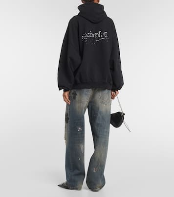 Felpa in jersey di cotone con cappuccio | Balenciaga
