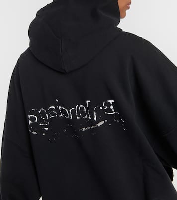 Felpa in jersey di cotone con cappuccio | Balenciaga