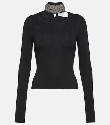 Embellished wool-blend sweater | Giuseppe di Morabito