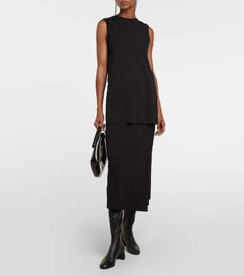 White Label vestido midi de algodón | Proenza Schouler