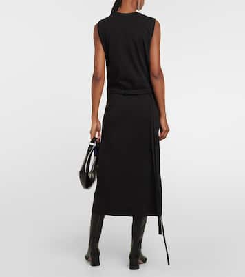 White Label vestido midi de algodón | Proenza Schouler