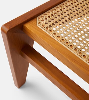 Sedia Kangaroo in teak e paglia | Cassina