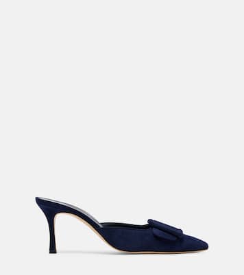 Mules Maysale en daim | Manolo Blahnik