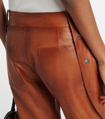 Cargohose aus Leder | Blumarine