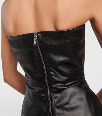 Lido coated denim corset | Rick Owens